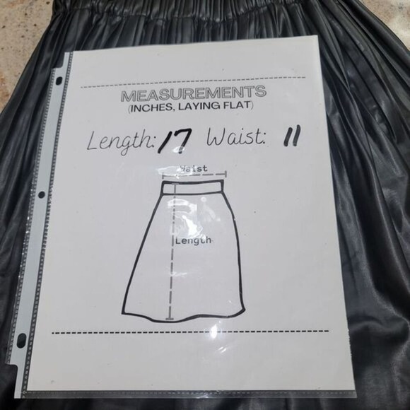 Zara  Women's  Faux‎  Leather Pleated Mini Skirt Skort Black Goth Y2K XS - Picture 7 of 9